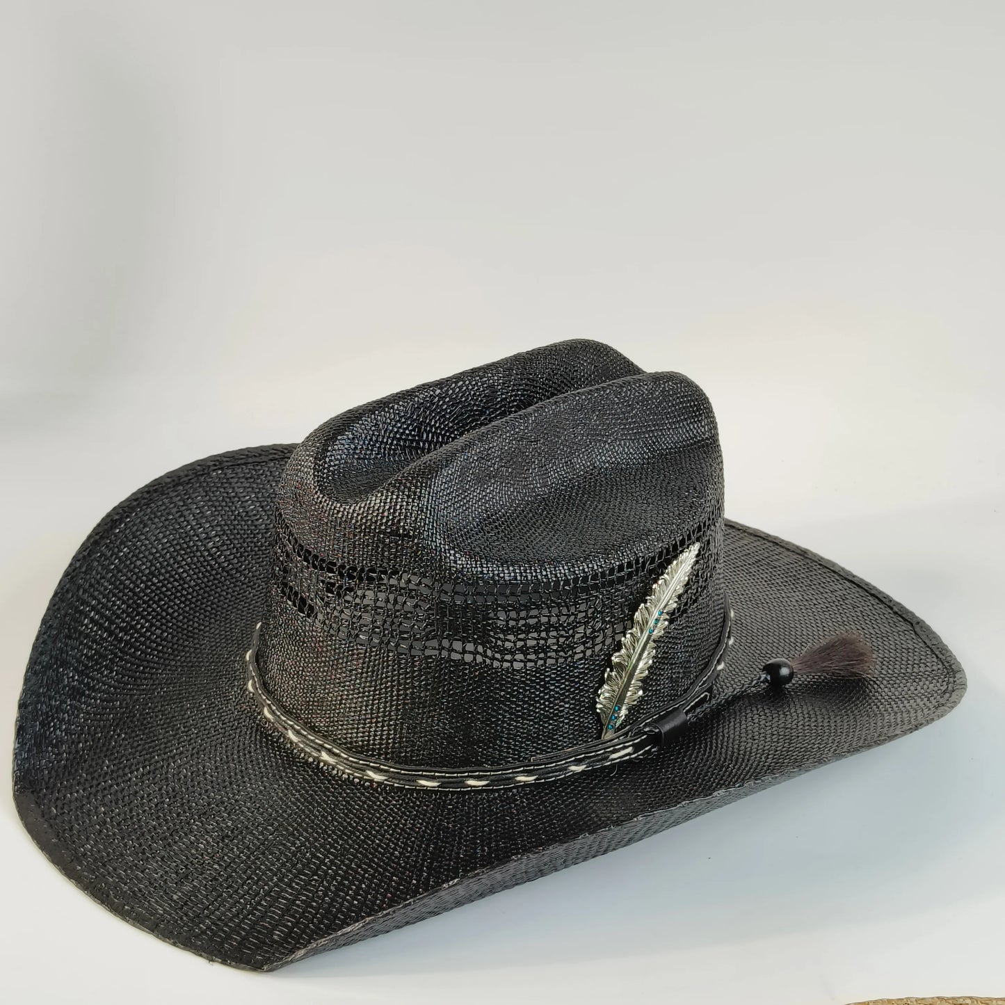 White Straw Cowboy Hat Summer Sun Protection Men Woman Summer Hat Casual Outdoor Sunshade Beach Straw Hat Fashion Cowboy chapéu