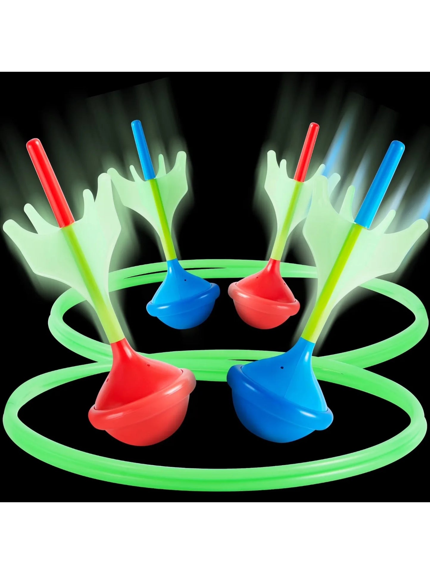 Joyfy Glow In The Dark Lawn Darts Set For Outdoors