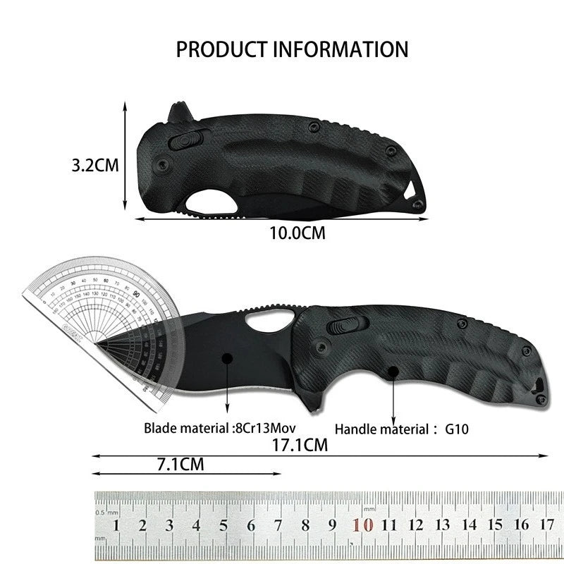Outdoor Folding Knife Four-color Portable Knife EDC High Quality Folding Pocket Knife Fishing Backpacking Hiking Hand Knife