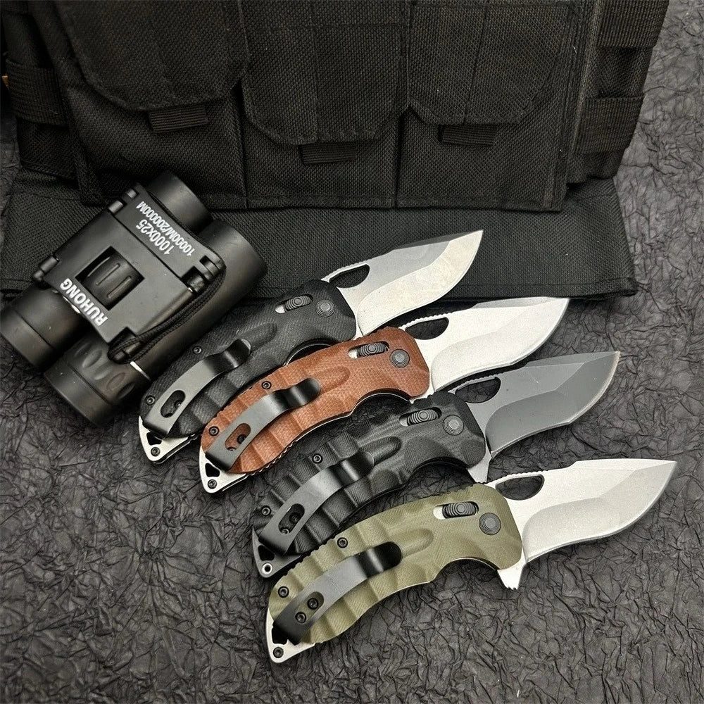 Outdoor Folding Knife Four-color Portable Knife EDC High Quality Folding Pocket Knife Fishing Backpacking Hiking Hand Knife