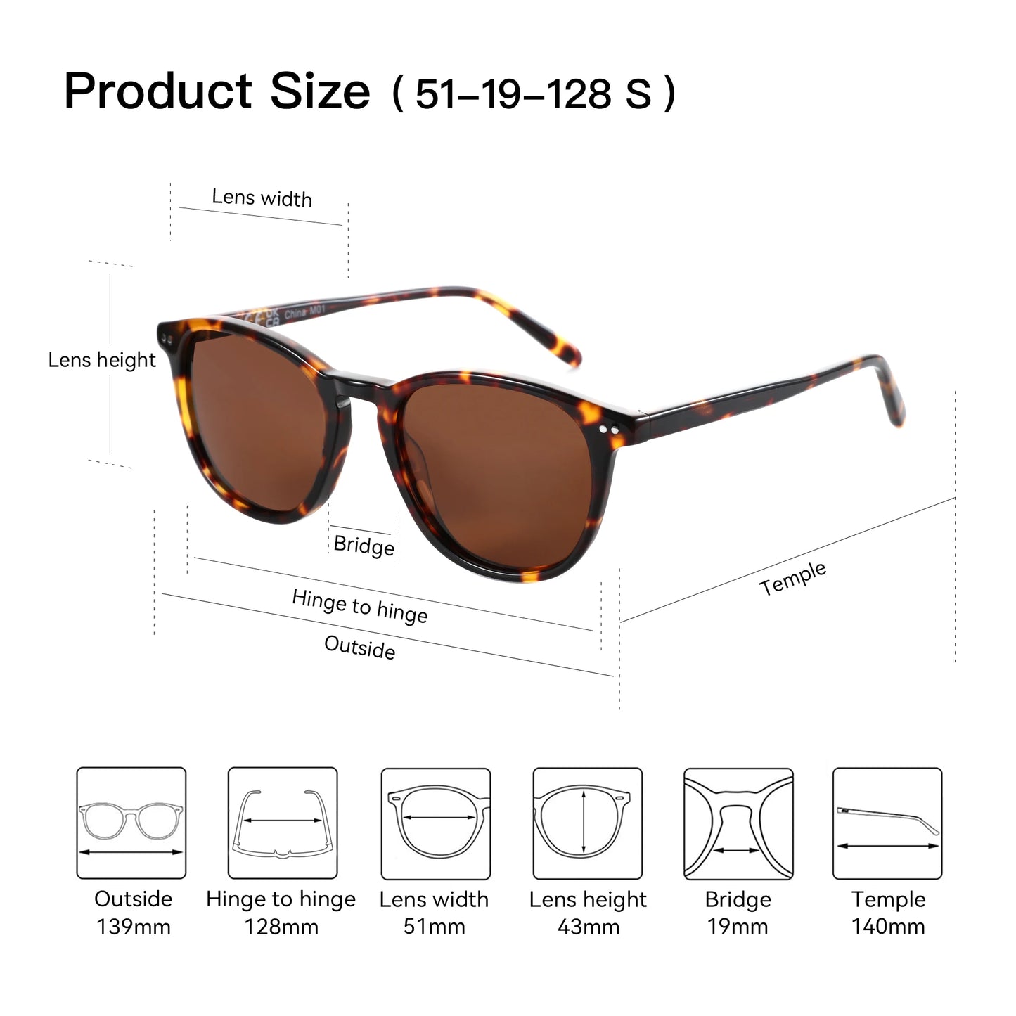 ZENOTTIC Round Polarized Sunglasses Women Men: UV400 Protection Classic Vintage Circle Shades Fishing Golf Fashion
