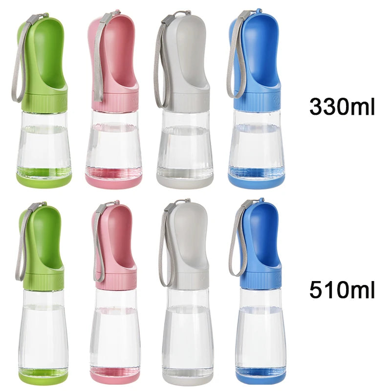 Portable Pet Water Bottle And Food Container Travel Dispenser