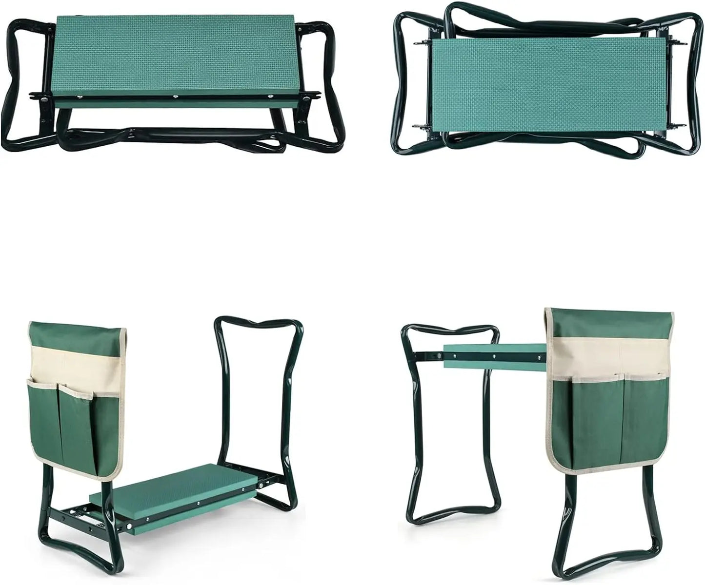 Garden Kneeler and Seat Folding Bench Portable With Foam EVA