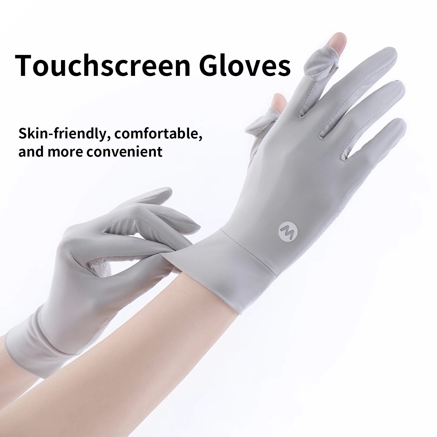 Summer Sunshade Gloves Quick Drying Touch Screen Outdoor Sports Cycling Gloves Breathable Non Slip UV Sun Protection Gloves