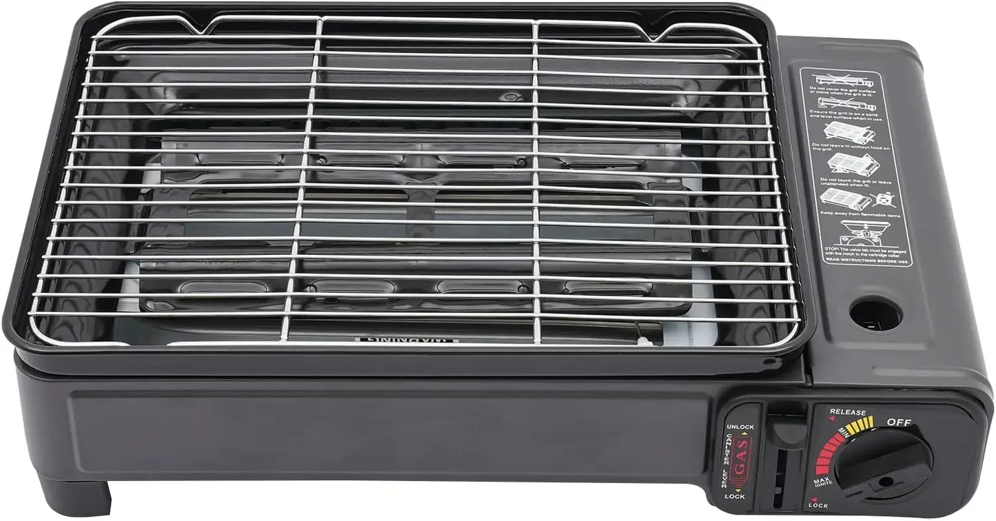 Bymaocar Portable Butane Gas Grill For Camping And Travel