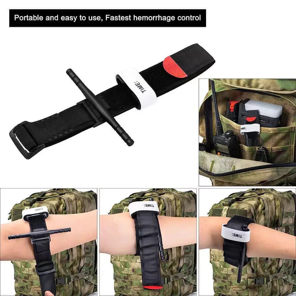 One Hand Emergency Medical Tourniquet For Outdoor First Aid Kit