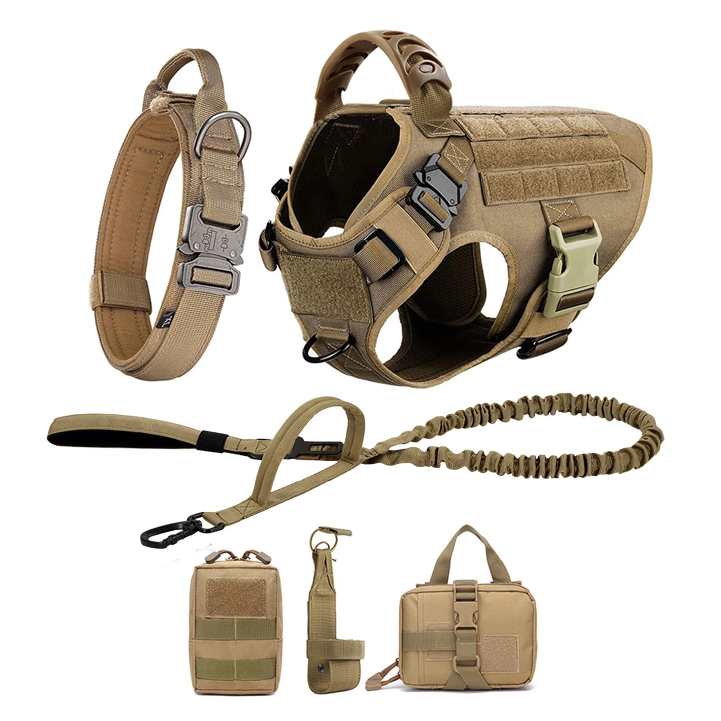 Petravel Quick Release Padded Dog Harness And Leash Set