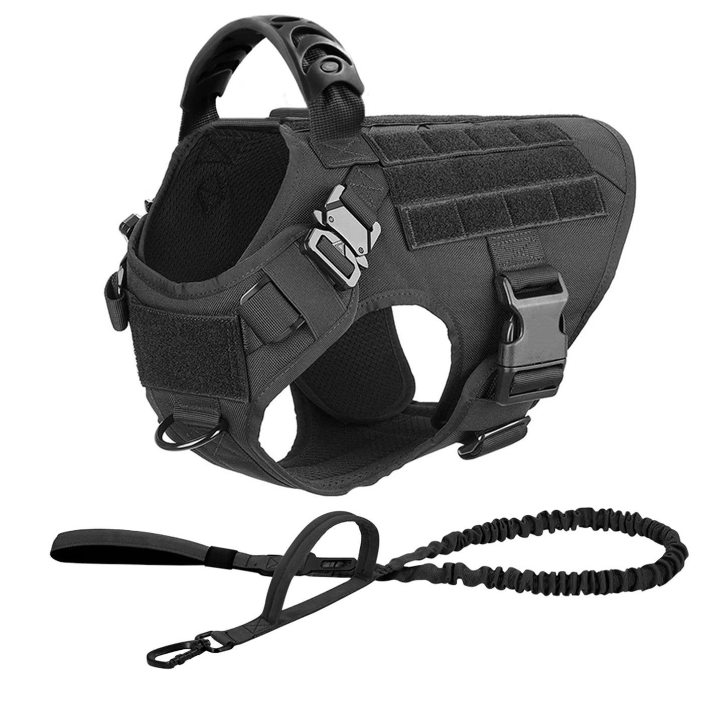 Petravel Quick Release Padded Dog Harness And Leash Set