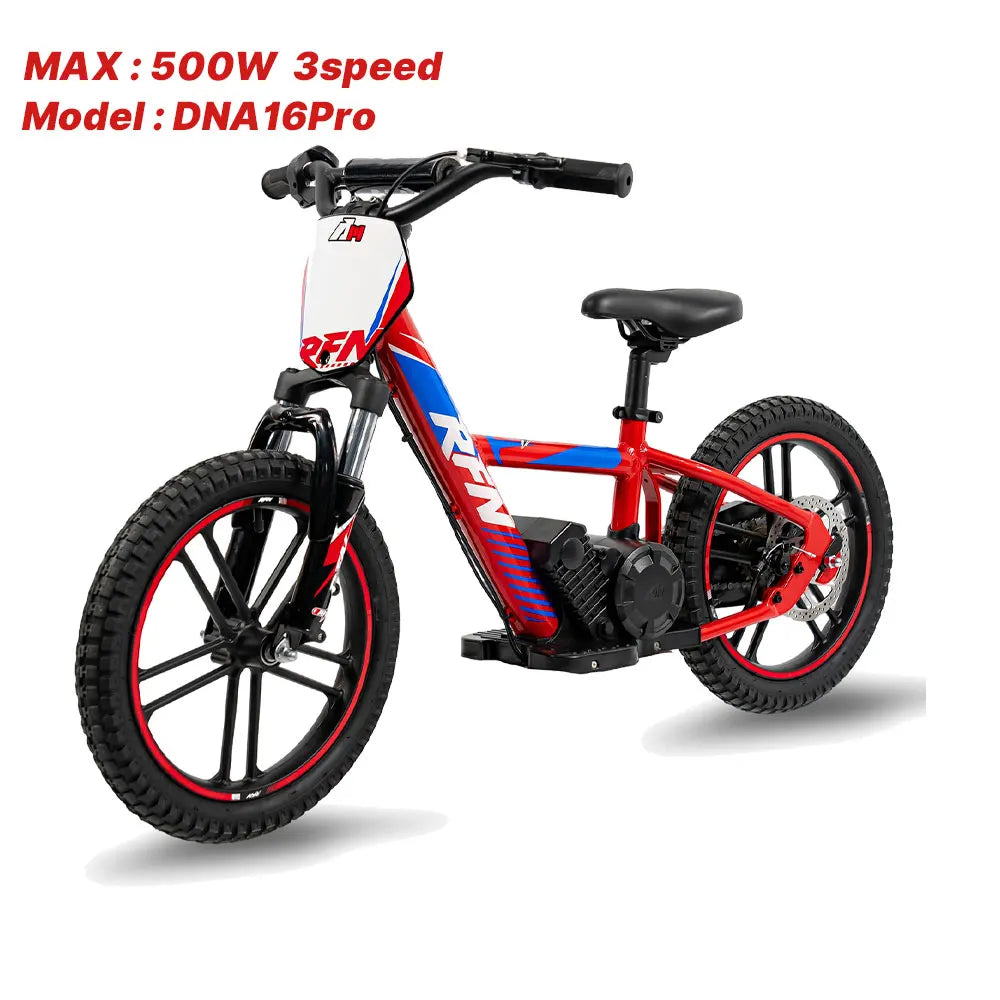 RFN Kids Electric Balance Bike – Motor, Multi Speed Mode, Off Road Electric Dirt Bike With Aluminum Frame ,Ebike for Ages 3+
