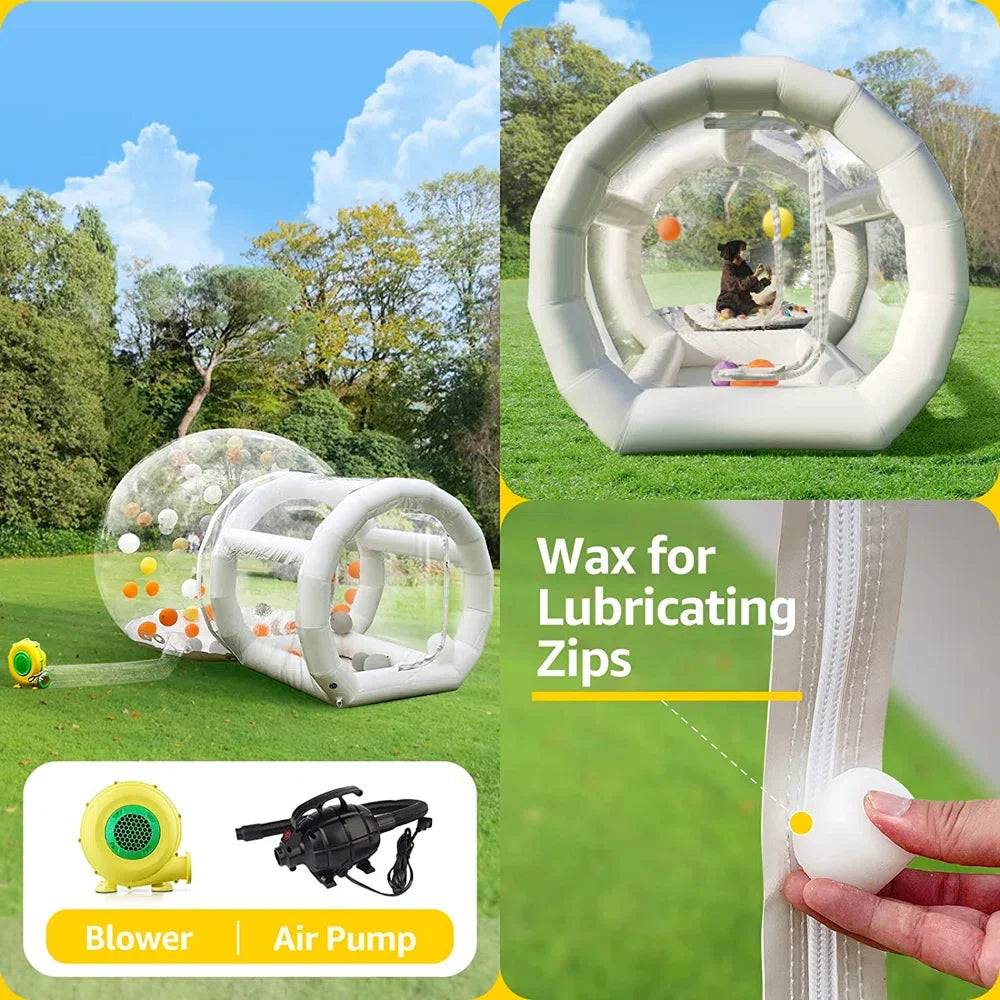 Inflatable Bubble House Clear Dome Tent for Weddings Parties And Playtime Ideal for Creating a Magical Party Ambiance