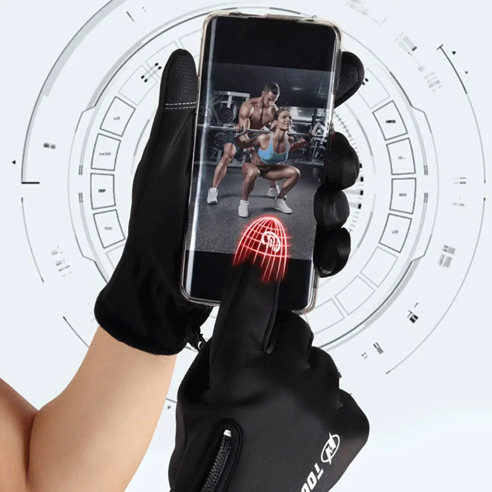 Heated Gloves Eletric Thermal Heat Gloves Winter Warm Touch Screen Skiing Hunting Fishing Waterproof Heated Rechargeable Gloves