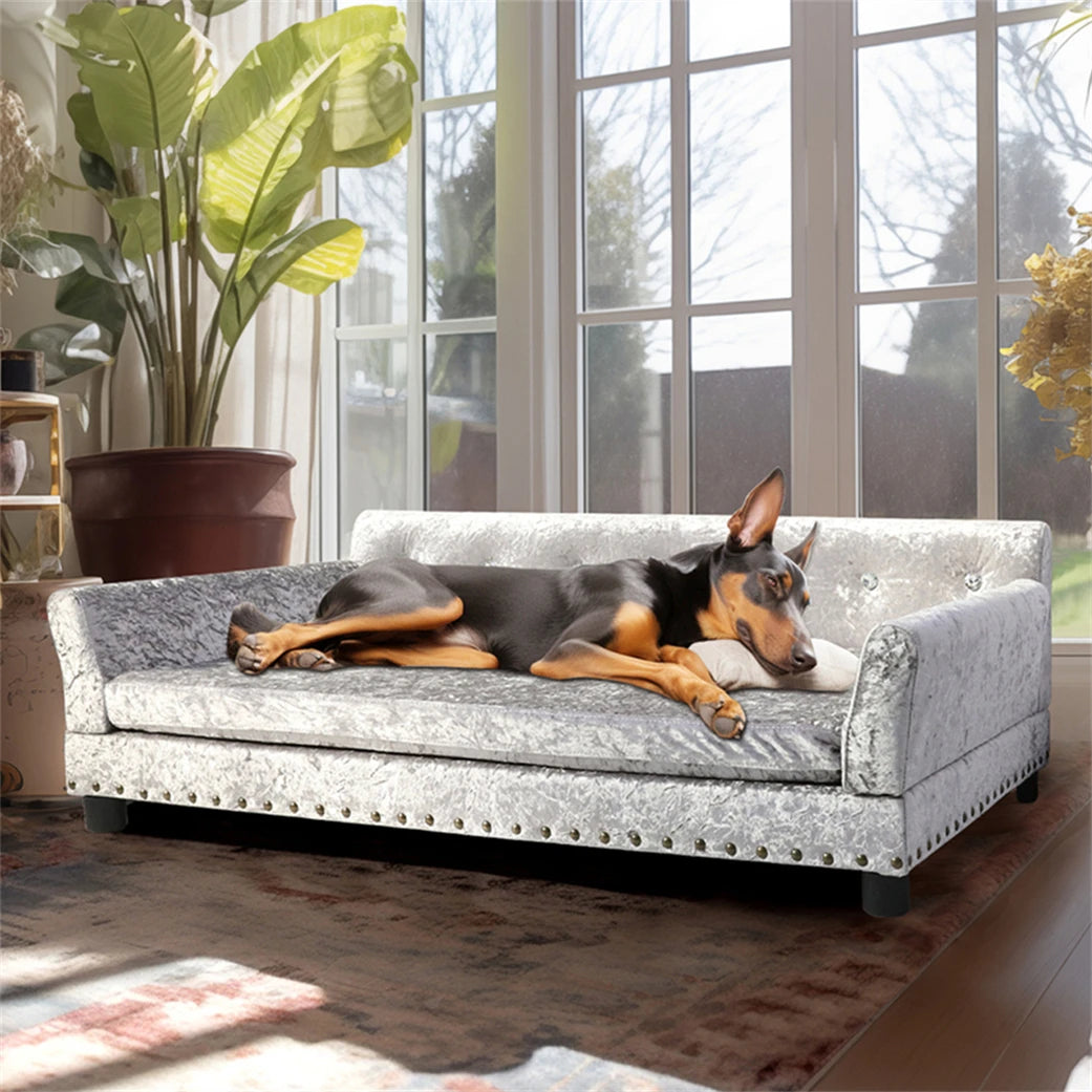 Borwart Heavy Duty Raised Pet Sofa For Dogs And Cats