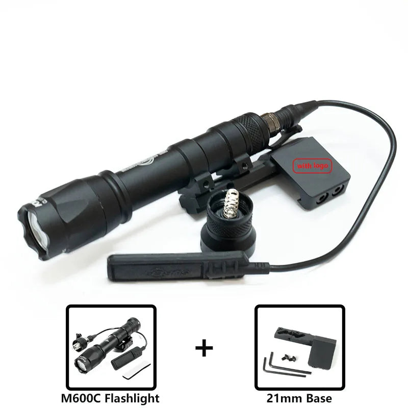 Tactical M300 M60 LED Flashlight for Airsoft with MLOK Mount