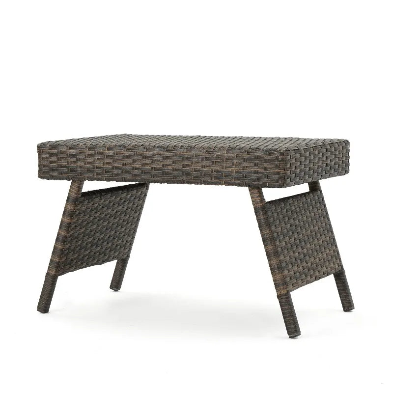 SALEM PE WICKER SNACK TABLE