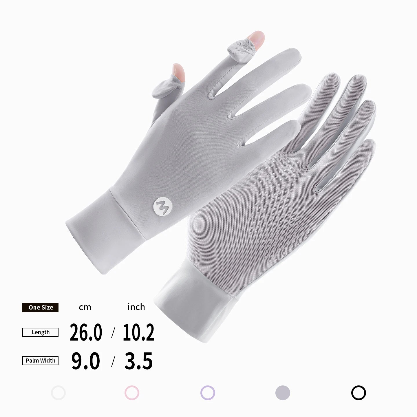 Summer Sunshade Gloves Quick Drying Touch Screen Outdoor Sports Cycling Gloves Breathable Non Slip UV Sun Protection Gloves