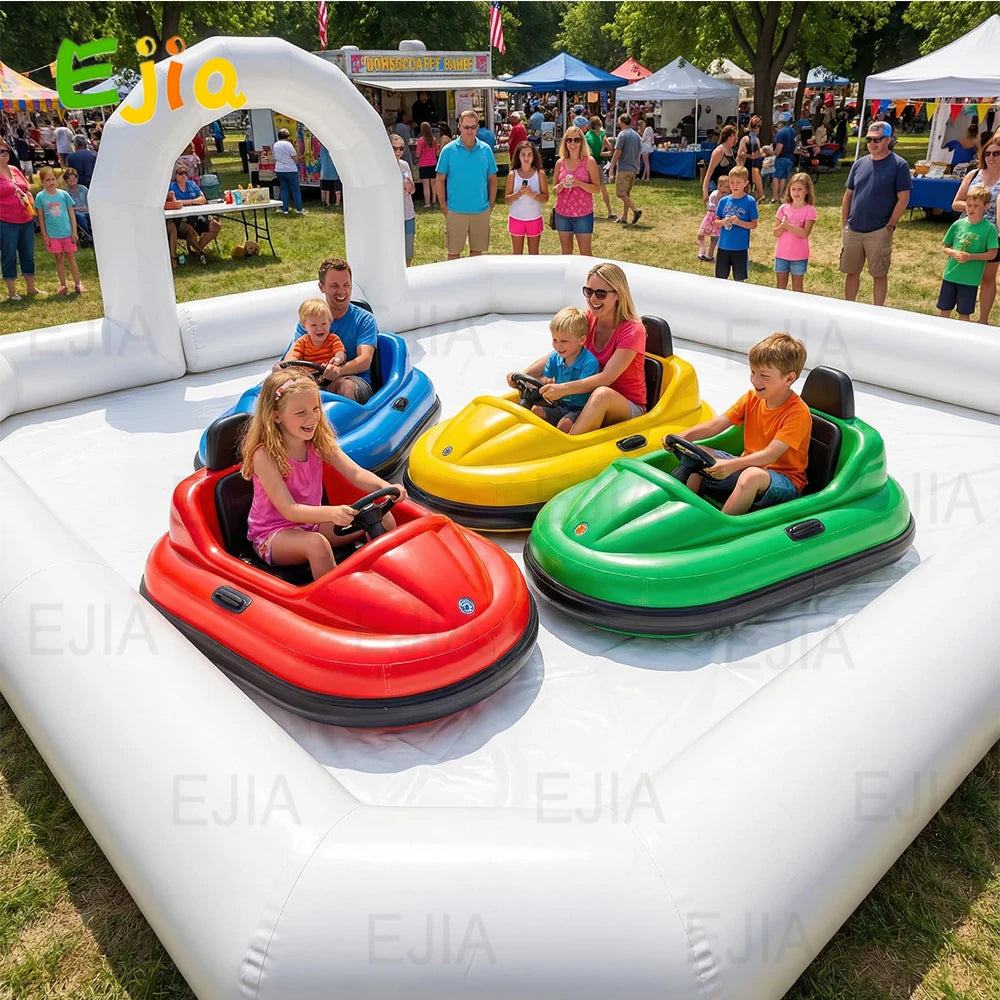 Ejia Inflatable Go Kart Racing Track For Bumper Cars