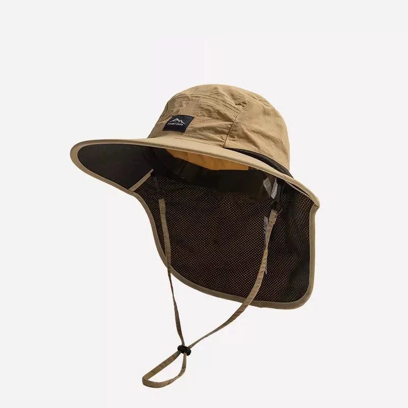 Outdoor Sun Protection Hats for Men and Women, Summer Neck Protection Against Ultraviolet Rays, Fisherman Hats, Camping and Moun