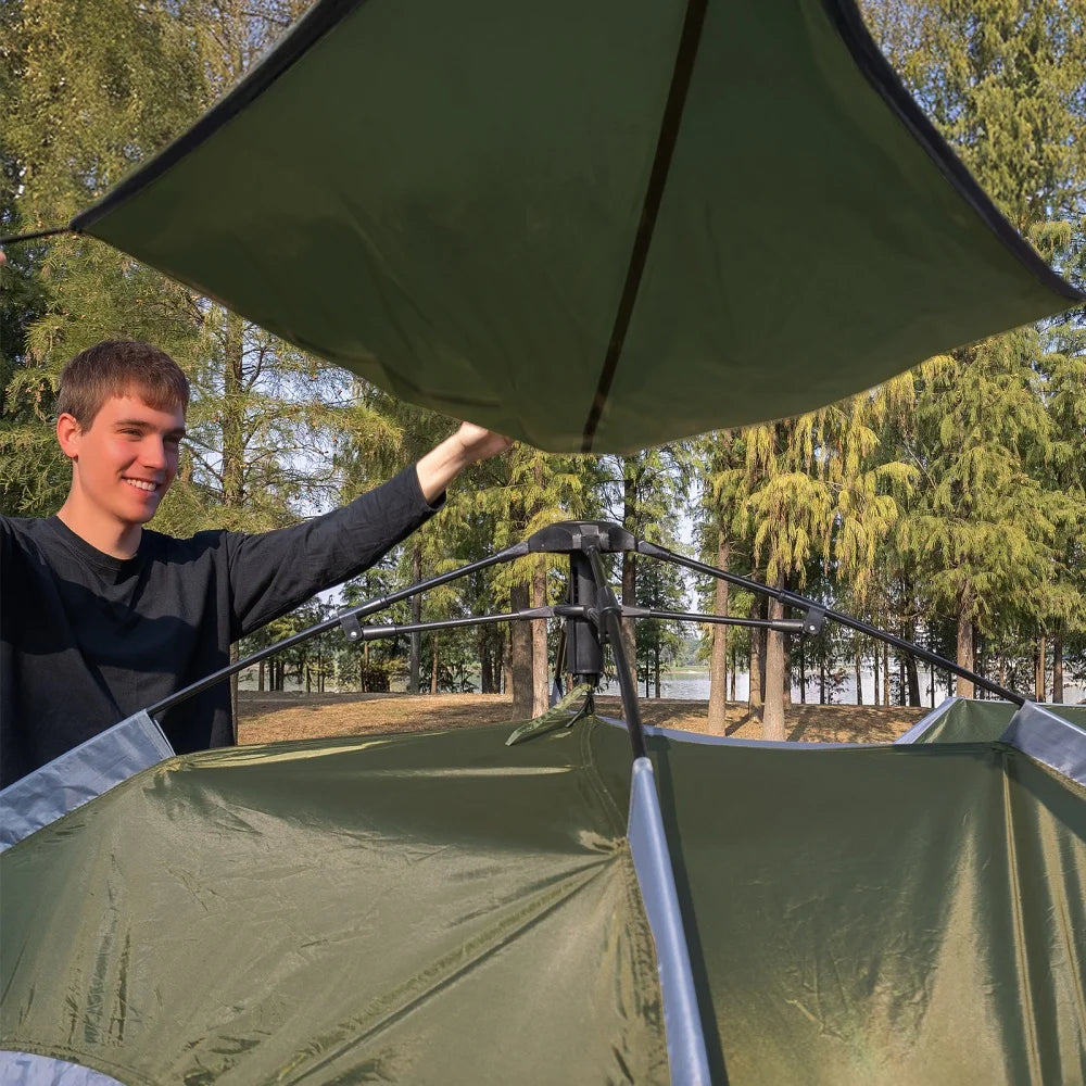 Night Cat Pop Up Tent 2-3 Person Instant Setup With Rainfly