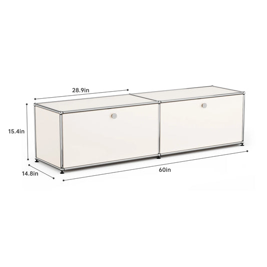 Stainless Steel Storage Cabinet Sideboard For Living Room