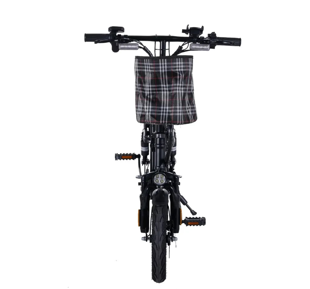 GLEERIDE 14" Mini Folding A9 Electric Bike 750W Peak Motor 48V 15Ah Battery