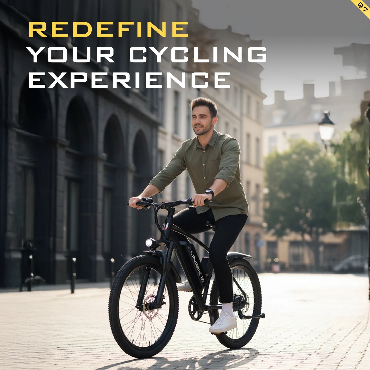 Electric Bike for Adults, 26" Ebike with 540W Peak Motor, 25MPH 45Miles Electric Mountain Bike with 36V Removable Battery, 7-Speed, Front Suspension, LCD Display, UL 2849 Certified