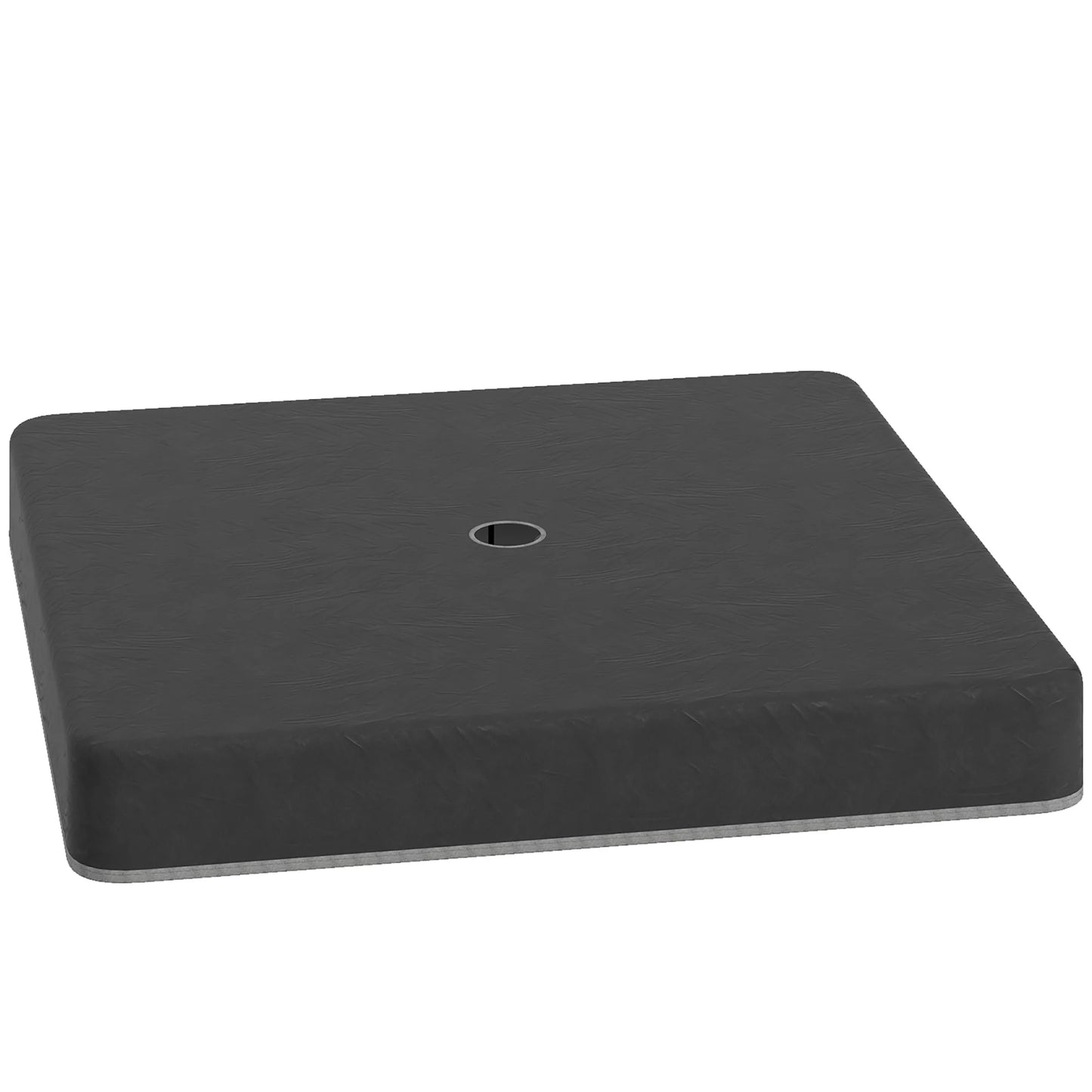 176 Lbs Offset Cantilever Umbrella Base Weight Set with Cover