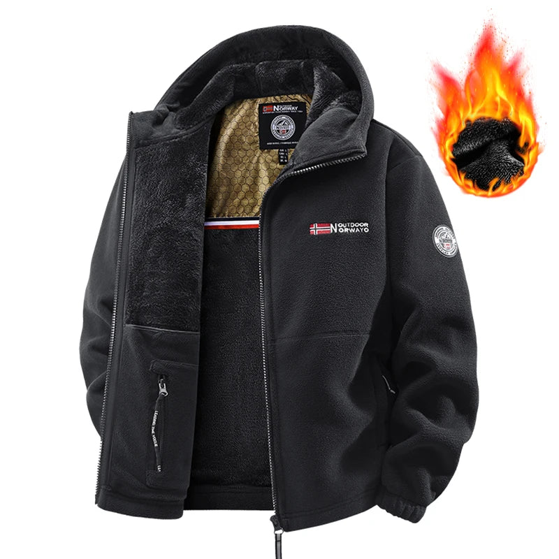 Men Heated Jacket Winter Polar Fleece Jacket Men Thermal Fleece Tactical Sports Coat Militar Softshell Hiking Outdoor Army Jacke