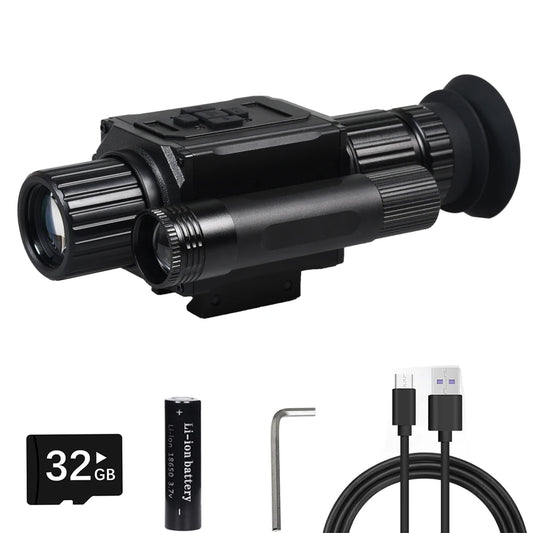 Digital Night Vision Scope 940nm IR 1080P 5X Zoom Monocular
