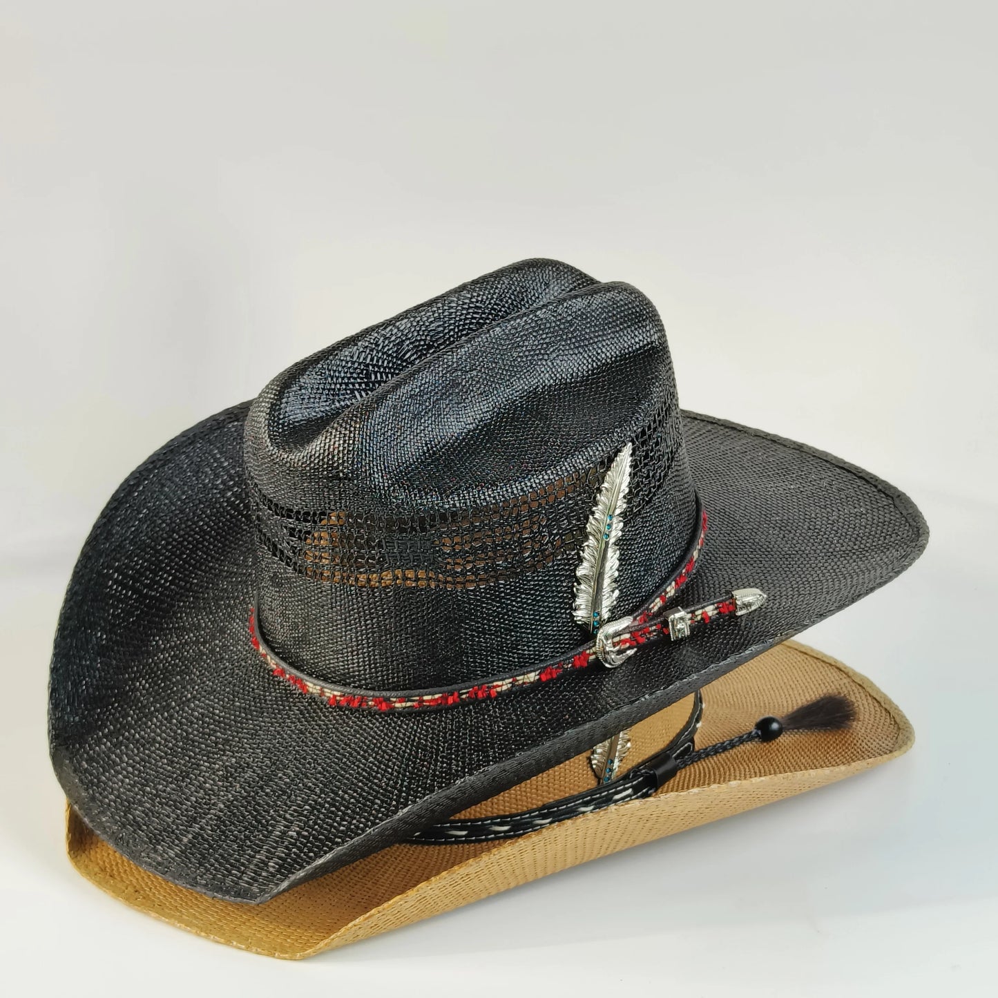 White Straw Cowboy Hat Summer Sun Protection Men Woman Summer Hat Casual Outdoor Sunshade Beach Straw Hat Fashion Cowboy chapéu