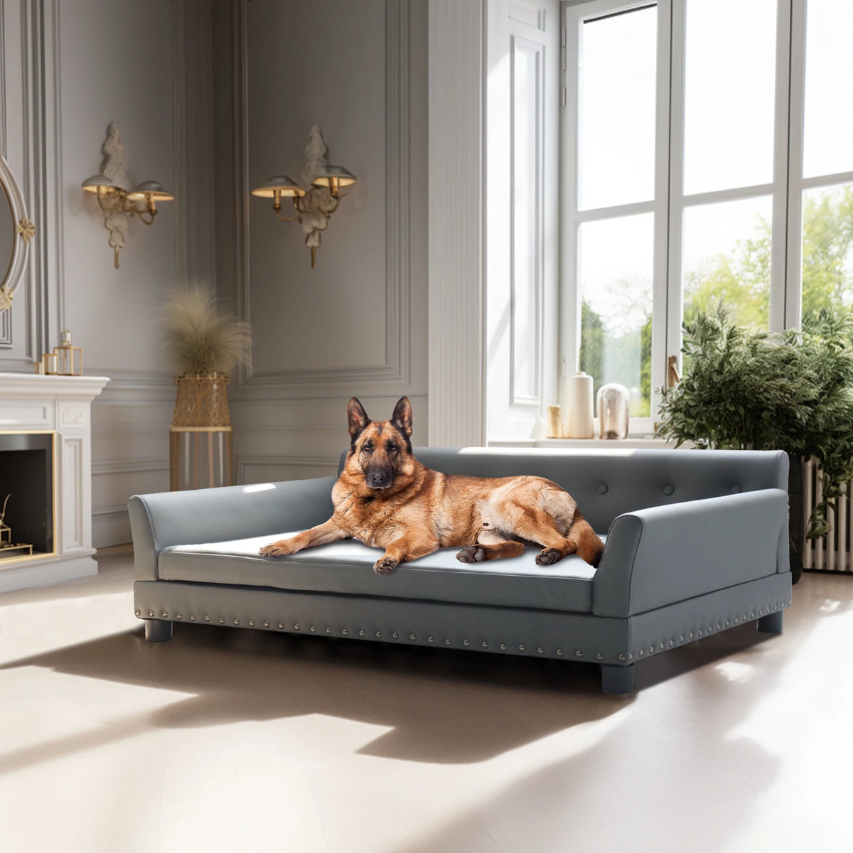 Borwart Heavy Duty Raised Pet Sofa For Dogs And Cats