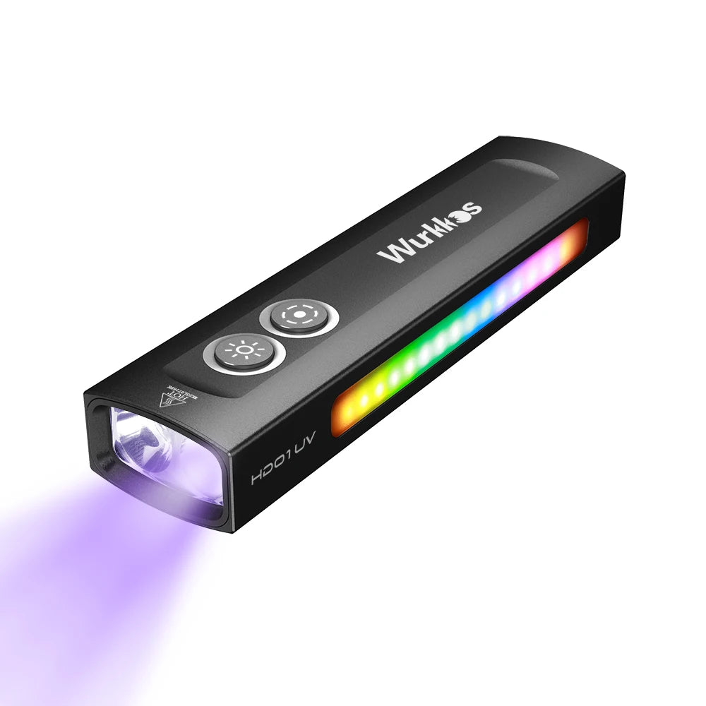 Wurkkos HD01 UV Multifunction EDC Flashlight 1200 Lumen 365nm