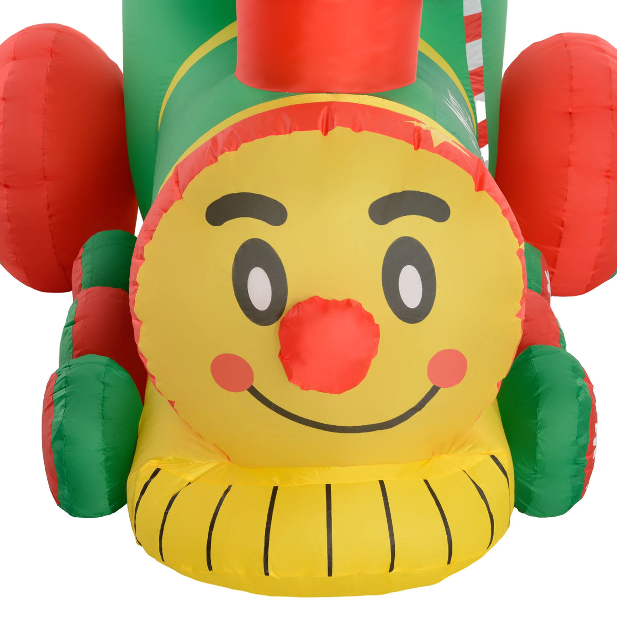 Outsunny Christmas Inflatable Train Decoration With Led Lights