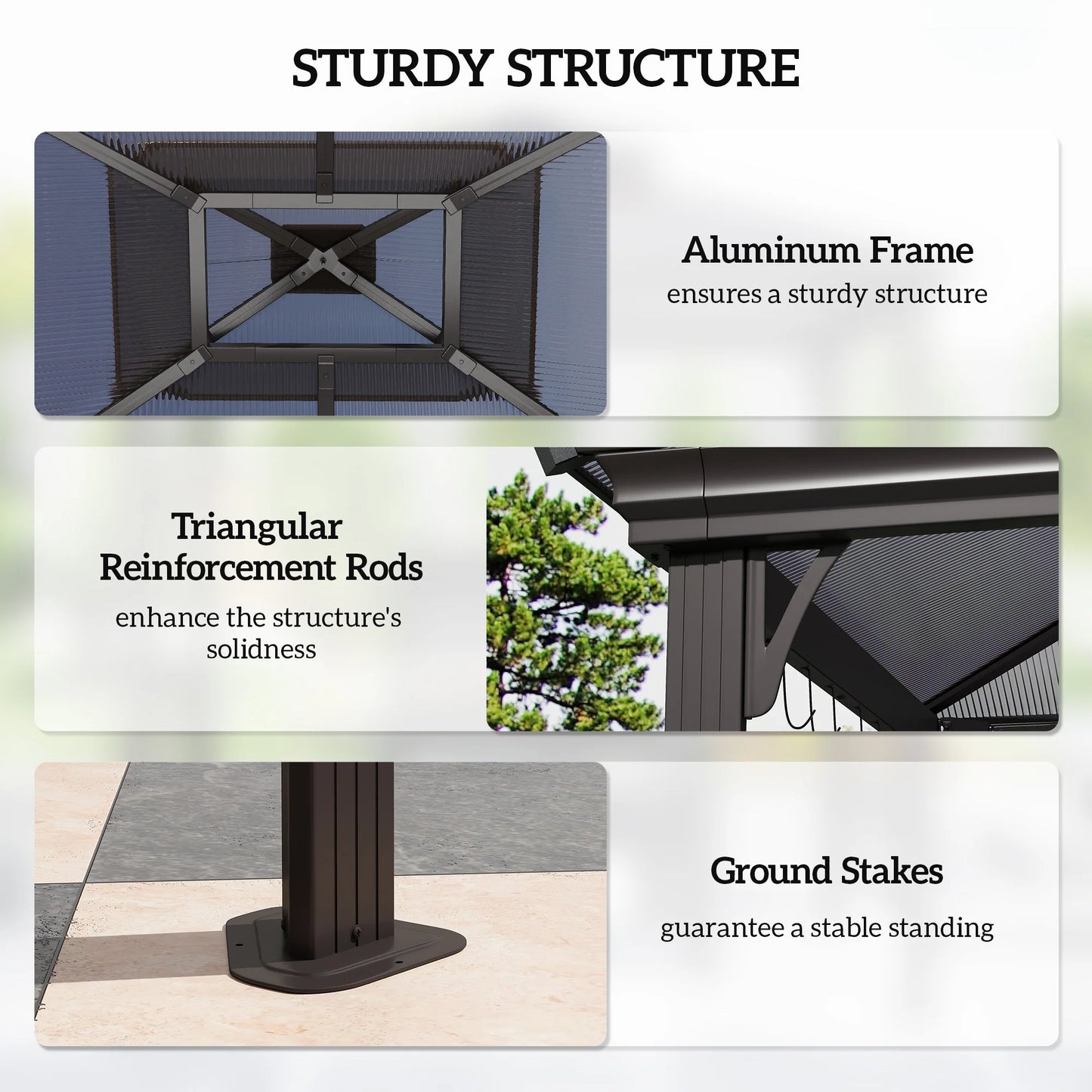 8.3ft Outdoor Double-tier BBQ Grill Canopy Gazebo w/ 2 Shelf, 6 Hooker