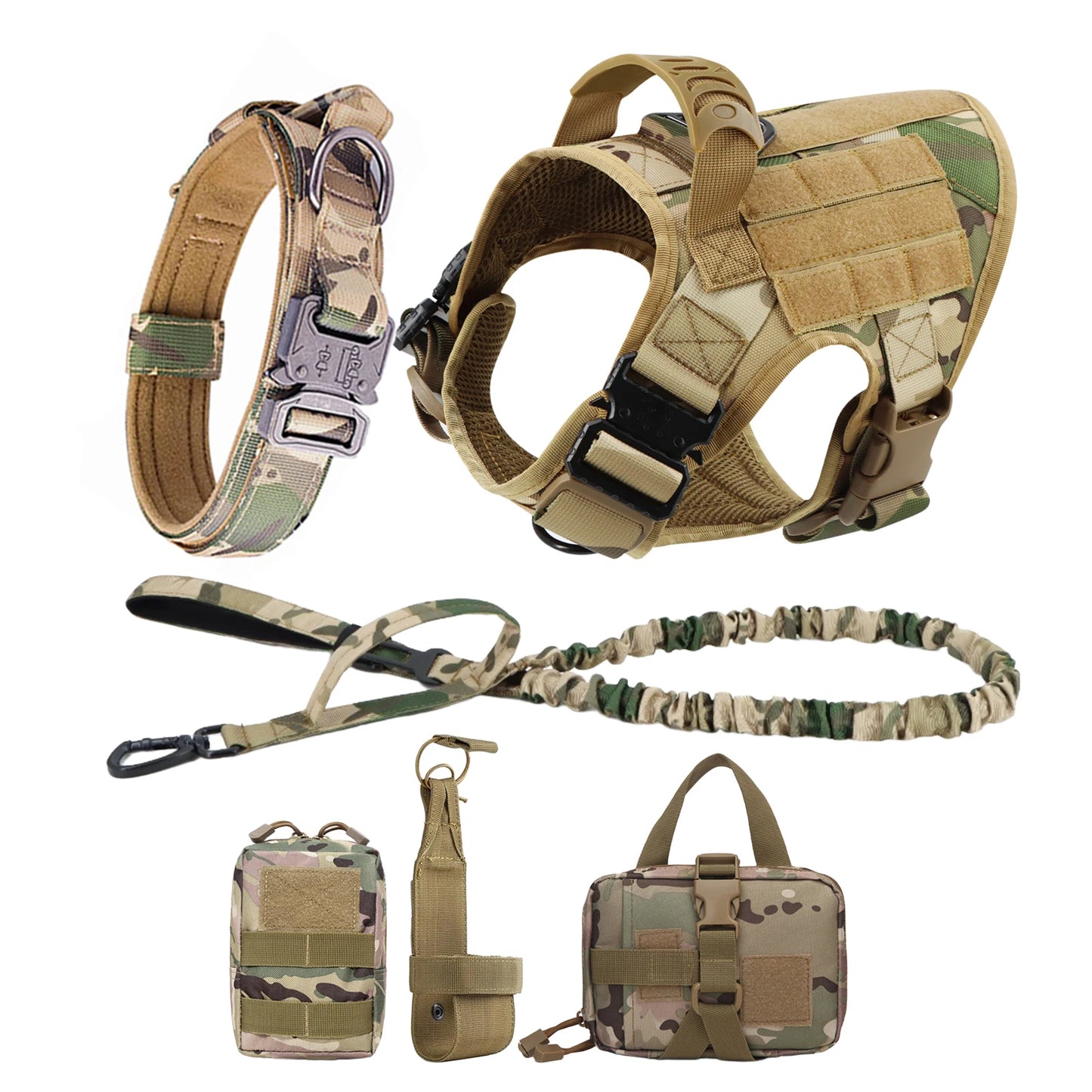 Petravel Quick Release Padded Dog Harness And Leash Set