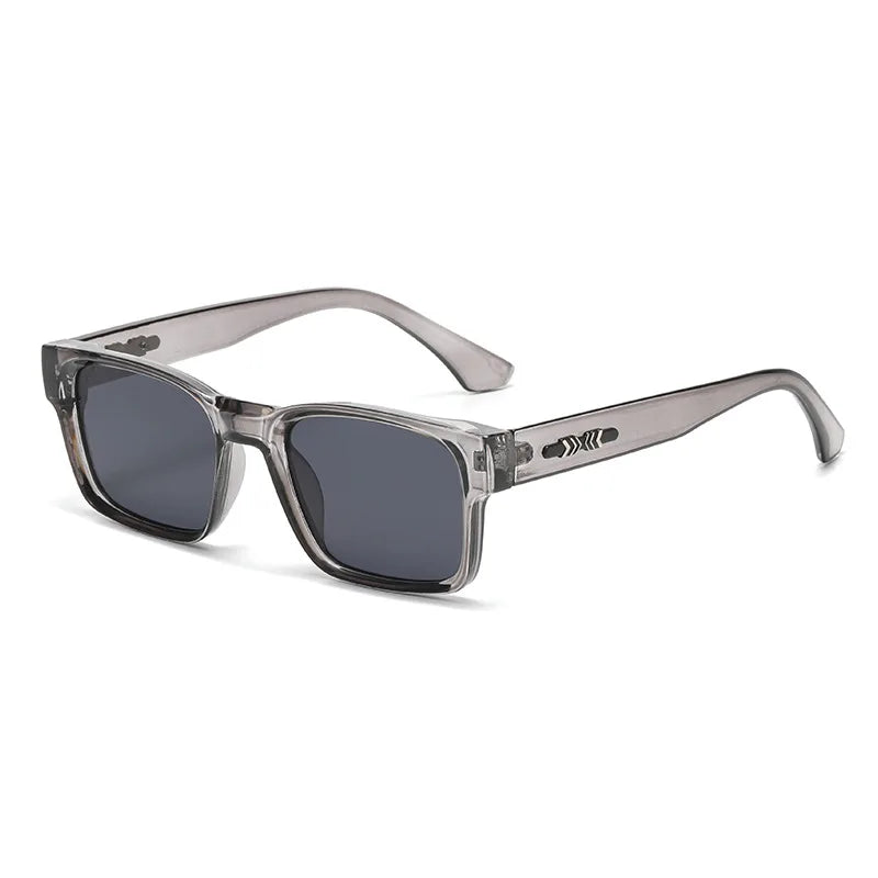 Light Luxury Square Sunglasses Minimalist Design Elegant Unisex Uv400 Protection Sun Glasses 9017