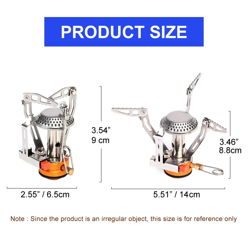 Widesea Camping Cookware Set Outdoor Tableware Pot Stove Cup