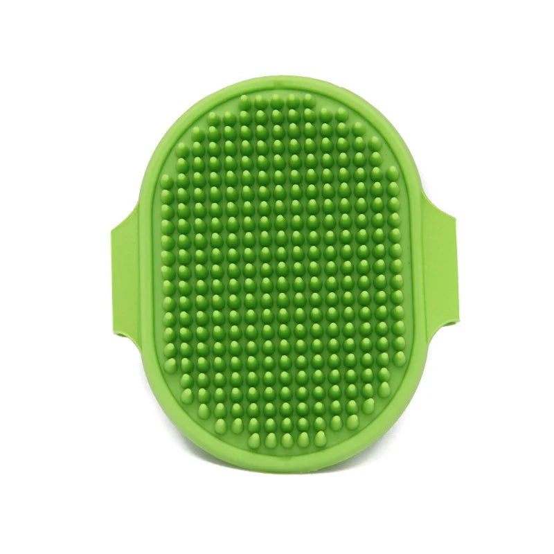 Soft Rubber Pet Bath Brush Grooming Massage Glove For Dogs
