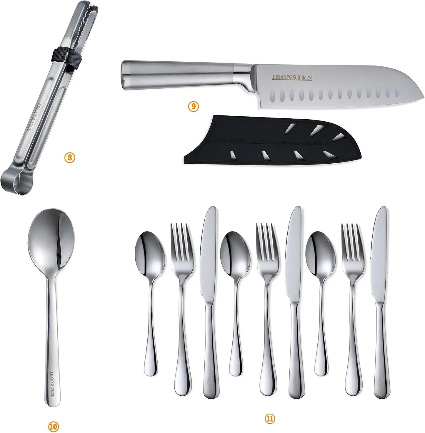 40 Pcs Camping Cooking Utensils Set, Portable Kitchen Kit with Bag for Outdoor Picnic BBQ Grill