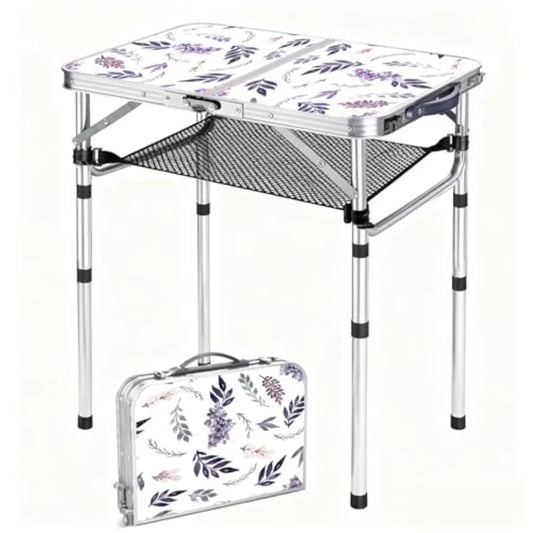 Folding TV Trays Foldable Dinner Tray Table Adjustable Height Food Snack Eating Couch Side Table Sturdy Aluminum Portable Sofa
