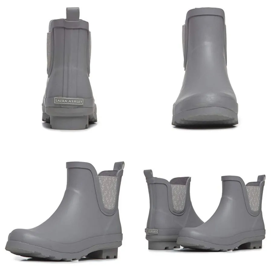 Laura Ashley Women's Waterproof Mid Cut Rain Boots