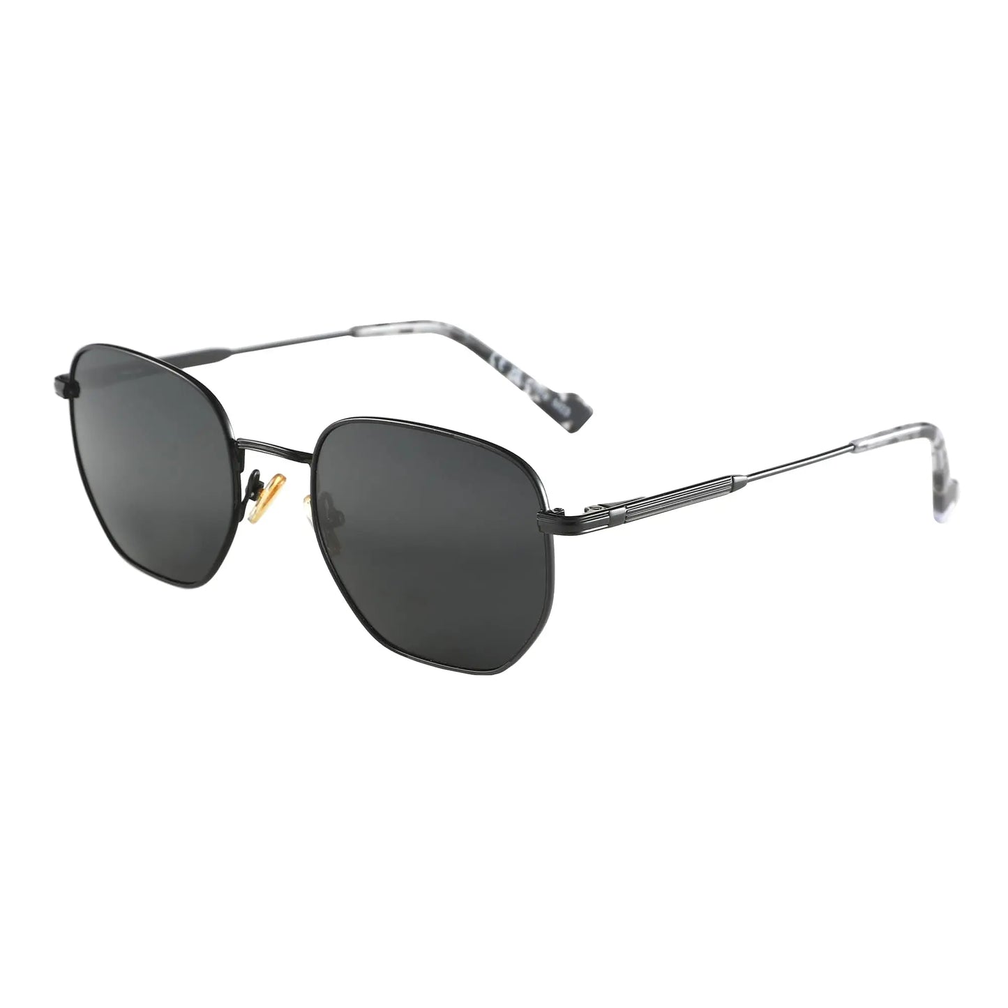ZENOTTIC Sunglasses for Men Women -  Hexagon Polarized UV Protection Metal Frame Fashion Sun Glasses for Driving
