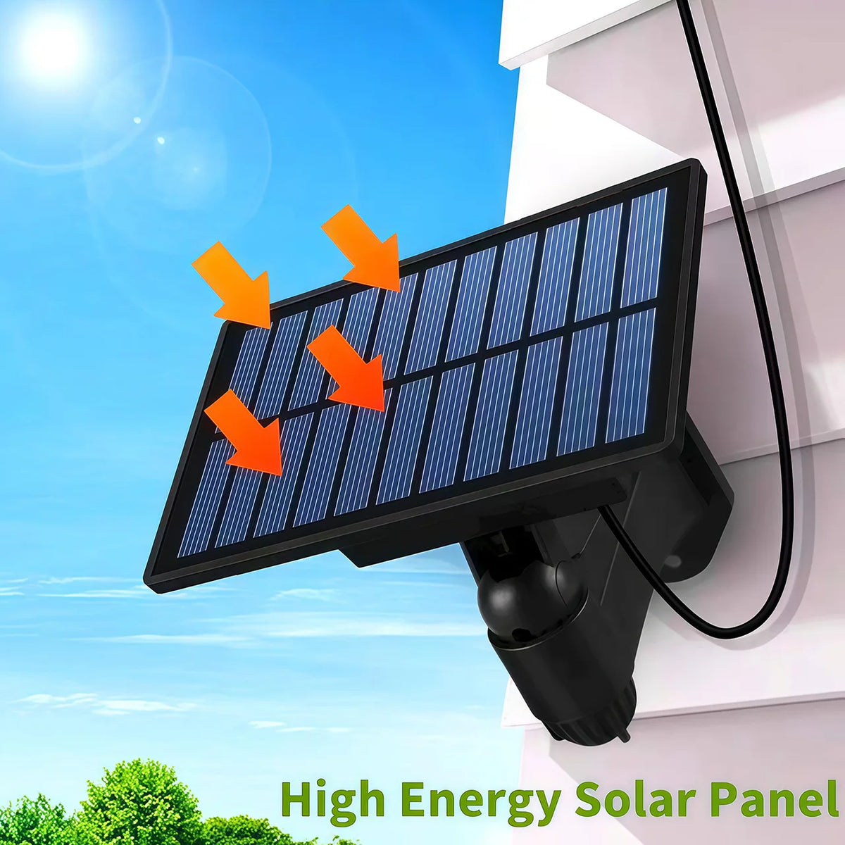 Multi Use Split Solar Pendant Light Dual Head For Camping Gazebo Garage Balcony Outdoor Yard Lamp