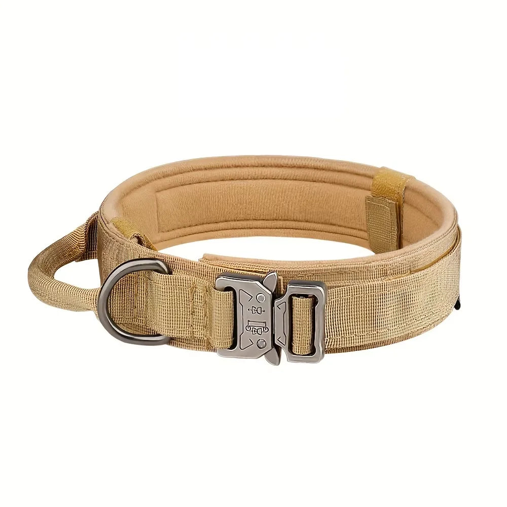 Petravel Adjustable Tactical Dog Collar And Leash Set