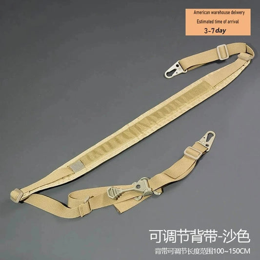 Tactical Rifle Sling Modular Strap Removable Two Point Or One Point Padded