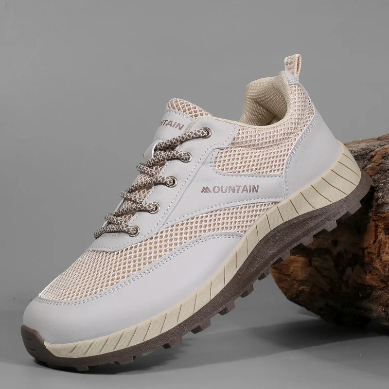 Wide Toe Hiking Shoes For Men Women Comfy Platform Men's Trekking Sneakers Outdoor Non-slip Sports Shoes Women's Walking Shoes