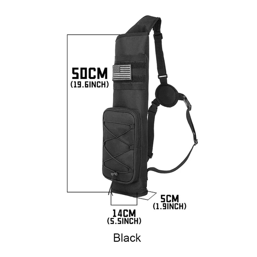 Archery Arrow Quiver Holder Adjustable Waist Carry Bag For Arrows