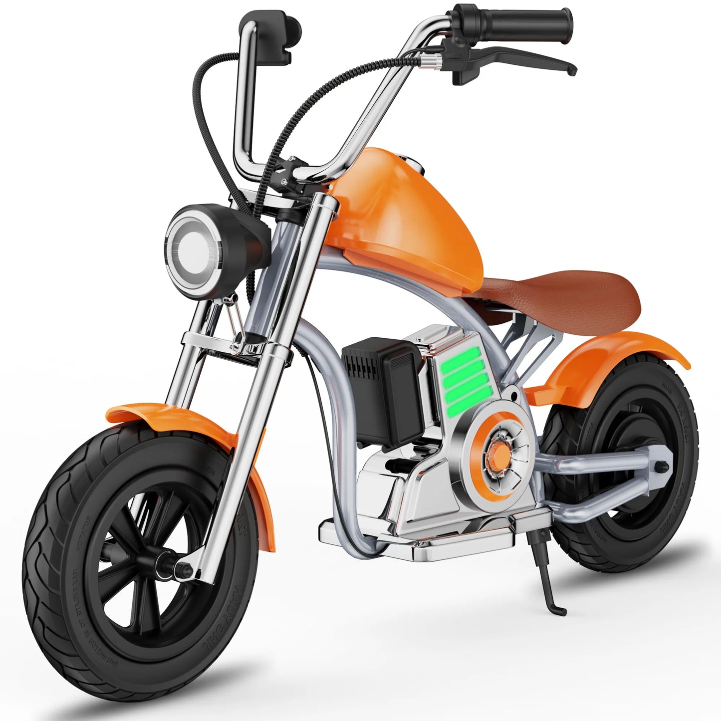 Electric Motorcycle for Kids, 18V 5.2AH Electric Dirt Bike, 160W Motor 10MPH Fast Speed Retro Motocross 6-8miles Max Range with LED Lights for Gift