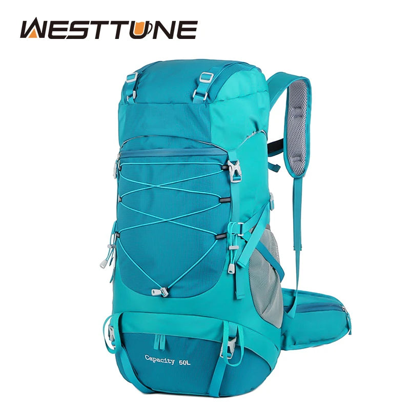 West Tune Hiking Backpack With Rain Cover External Frame