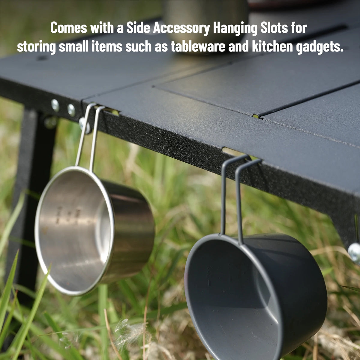 PAKICETUS Camping Table Lightweight Portable Folding Outdoor Table for Backpacking Hiking Picnic Garden Family Outdoor Activities