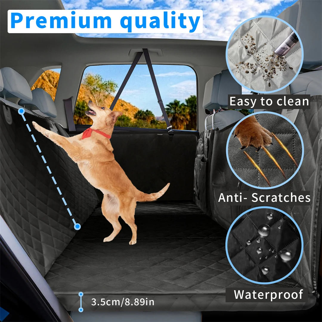 Bingopaw Waterproof Dog Car Seat Cover And Travel Hammock